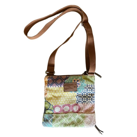Fossil Multicolor Patchwork Crossbody Bag - Picture 3 of 7
